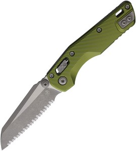 MCT210M12APFLOD Microtech Standard Issue MSI Mini Ram-Lok Pocket Knife OD Green